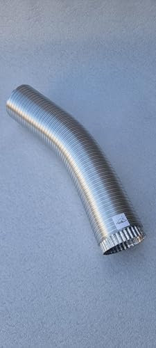 UTILFER Tubo Corrugato Canne Fumarie Estensibile Flessibile Alluminio - 80