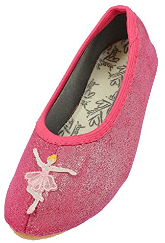 Beck Mädchen ballerina's Gymnastikschuhe, Pink, 26 EU