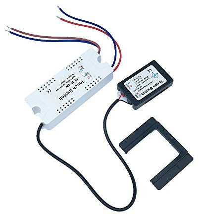 220V On/OFF Espejo Interruptor táctil aislada para la luz de lámpara ahorro de energía LED