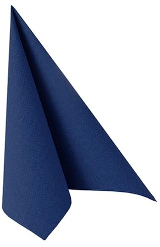 PAPSTAR 4 x 20 St Servietten ROYAL Collection 1/4-Falz 40 cm x 40 cm dunkelblau
