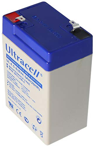 UL 4.5-6 Blei Akku mit Faston 4,8mm Kontakten