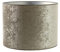 Lampenschirm Chelsea von Light & Living - Ø50, Höhe 38cm, für E27-Fassung - Blickdichtes Silber mit schimmerndes taupe Innenverkleidung - Runder Lampenschirm für Tisch-, Stehlampen und Deckenlampen