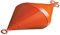 Bouée corps mort à anneaux Ø320mm, couleur orange