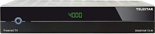 TELESTAR DIGISTAR T2 IR INCL. 3 Mois Freenet TV – Récepteur DVB-T2 & DVB-C (pour télévision par antenne et câble, boîtier métallique de Haute qualité, Lecteur multimédia USB)