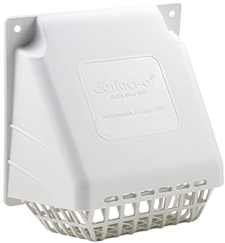 4 WHT DRYER VENT WIDE MOUTH