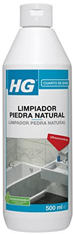 HG Limpiador Baños y Cocinas para Mármol / Piedra Natural con Efecto Brillante e Higiénico, 500 ml