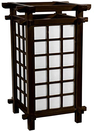 Red Lantern 17 Ido Lamp, Rosewood
