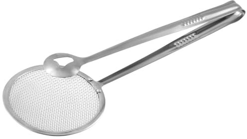 Fackelmann Pinza per fritti, Acciaio Inossidabile, Argento