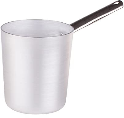 Pentole Agnelli ALMA29314 Pentolino Alto Per Bagnomaria, Alluminio Professionale 3 mm, 2.2 l