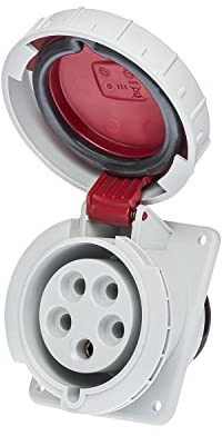 IDE 03806 bases encastrement inclinées à basse tension, Code heure 6, IP67 – 32 a-3p + N + T-200/346 240/415 V