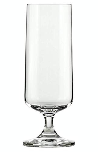 Rastal Perl Goblet Pilsner Beer Glasses - for Drinking Lager, Pilsner, & Seltzer, German Made, 13 ounce, Set of 6 Pack