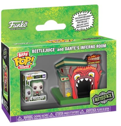 Funko Bitty POP! Ort: Beetlejuice - Dante's Inferno Room | Officiell komediprodukt – Samlarleksak – födelsedagspresent idé för fans och samlare