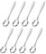 Benaewa 8 Pcs Teaspoons, Mini Size 9.5 cm Stainless Steel Coffee Spoon, Small Spoons for Spices, Dessert