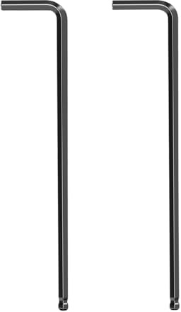 Kesiku Long Arm Metric Allen Key, 4mm Ball End Small Alan Hex Key Set 2pc