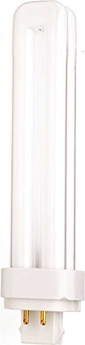 Satco S8339, T4 Compact Fluorescent Light Bulb, G24q-3 Base, 26W, 3500K