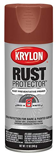 Krylon K06904007 Rust Protector Primers, Red Oxide Primer