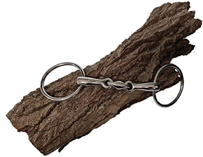 Esposita Wassertrense doppelt gebroches Gebiss aus Edelstahl Ringe aus Edelstahl rostfrei 13,5cm