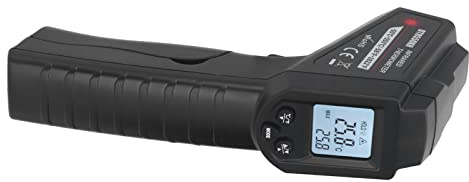 ZJchao Infraröd termometer, 12/1 infraröd termometerpistol, industriell utrustning, bakgrundsbelyst LCD-skärm, köksanvändning, ugnar, kylskåp