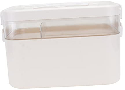 Baluue Doppellagige Medizinbox Für Aufbewahrung Von Medikamenten Erste-hilfe-kasten Und Kleinteilen Tragbare Haushalts-aufbewahrungsbox Für Familie Unternehmen Und Sportteams