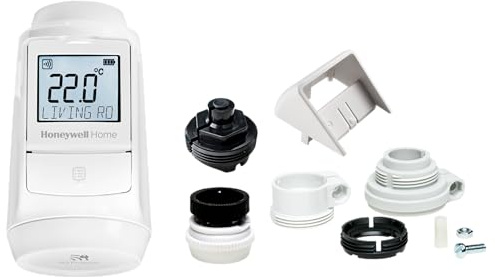 Honeywell Home Evohome Radiator Thermostat 1 Piece with Adapters - Room for Room, Controlled Comfort, Simple. NEW Software Version.