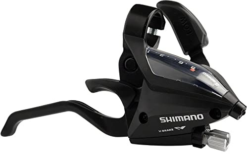 Shimano Shift/Brake Lever, ST-EF500-8R, Right 8-Speed EZ-FIRE Plus, 2F-Alloy, for V-Brake, Black