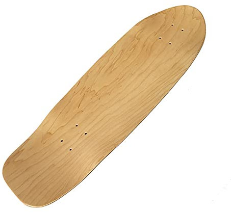 Amagogo Blank Skateboard Deck Double Warped Lightweight Concave Board Zubehör Tragbares Skateboard Deck für DIY Art Painting Ersatz Anfänger