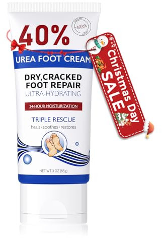 OUKEYA Crema all'Urea al 40%, Crema per Piedi all'Urea per Pelle Secca e Screpolata, Lozione all'Urea al 40% per Piedi Massima Forza (85 g (Confezione da 1))