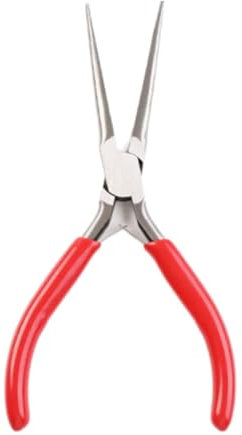 Rudiaoa Alicates de punta redonda con doble resorte, prácticas herramientas esenciales para la fabricación de joyas