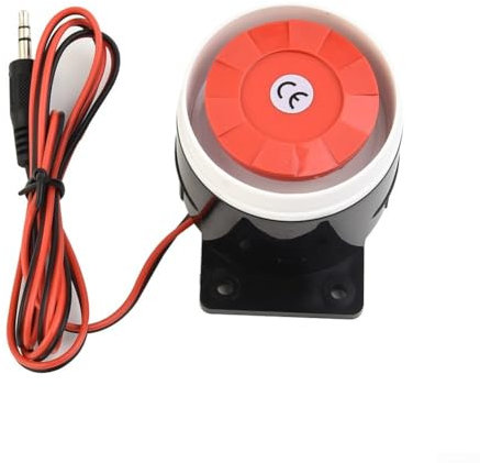 Sirène d'intérieur filaire pour système de sécurité domestique 120 dB avec alarme 12 V CC