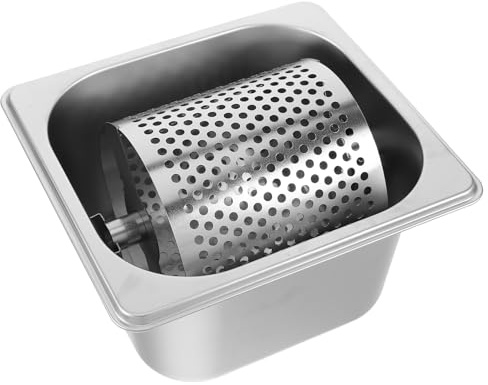 Cabilock Outil Rouleau à Beurre Rouleau à Beurre Pour Faire Des Hamburgers En Acier Inoxydable En Acier Inoxydable Silver