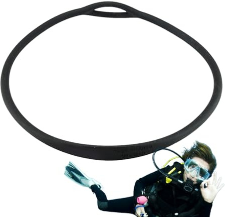 Generisk Highland silikon-andningsregulator – dyksilikon andningsregulator, hållare, munstyck-halsband-klämmor, fast fixerade | silikonhalsbandshållare för dykning, snorkling, undervattenssäkerhet