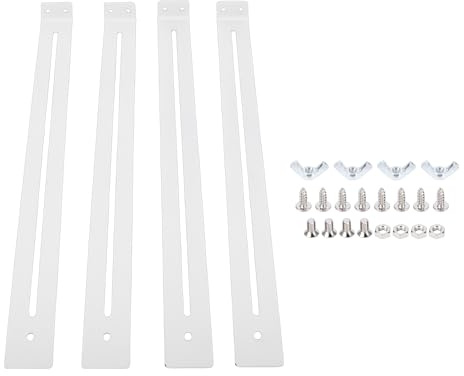 Marhynchus Kit de Reparación de Cajones, Soporte de Acero Al Carbono Resistente con Espacio de Instalación Ajustable de 13,4 a 24,4 Pulgadas para Cajones Caídos Rotos de 14 a 24 Pulgadas
