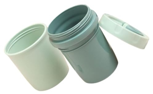 WESIEVYA Soup Cup with Lid, Microwavable PP Green-colored Morning Container