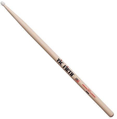 Vic Firth VF-5AN Nylon Tip Hickory Drum Sticks, 1 Paar