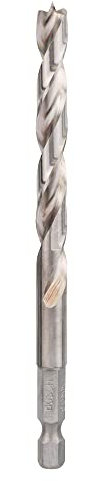 Bosch Professional Holzspiralbohrer mit 1/4- Sechskantschaft HSS Durchmesser: 8/Gesamtlänge in mm: 117
