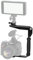 Rail de flash réglable et flexible en forme de E LS-36 pour tous les appareils photo et accessoires avec un filetage de raccordement de trépied ¼.