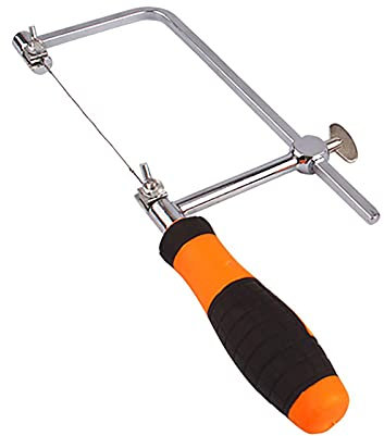 Seghetto da traforo multiuso Seghetto da traforo ad alta resistenza con set di lame di ricambio da 15 cm per la lavorazione del legno(S)