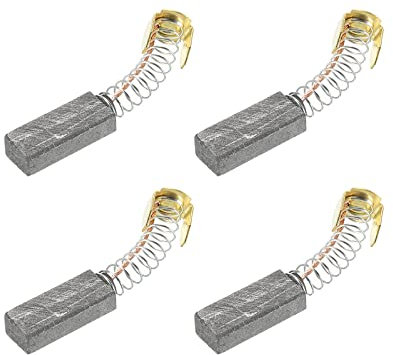 PATIKIL Carbone Brosses 20x8x5mm pour Électrique Moteurs Alimentation Outil Meuleuse Angulaire Table Scie Rechange Pièce Réparation, 4 Paquet