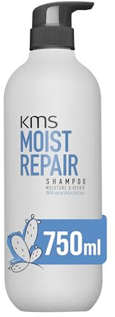KMS MOISTREPAIR Shampoo 750ml für kraftloses, trockenes Haar, das zu Haarbruch und Spliss neigt.