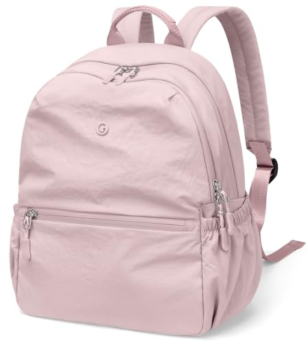 GOLF SUPAGS 13L Mini Zaino da Donna Piccolo Zaino da Viaggio Elegante Borse Causal Daypack zaino per Ufficio Scuola Viaggio Lavoro (Rosa Chiaro)