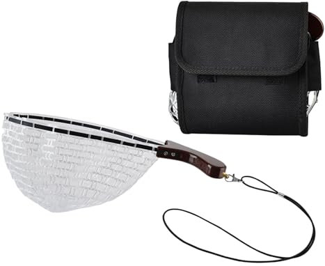 Épuisette de Pêche,Épuisette Pliable avec Manche pour Étangs - Filet de Transport pour Prises Vivantes avec Poignée Antidérapante pour Étangs Plage Bassin Kayak
