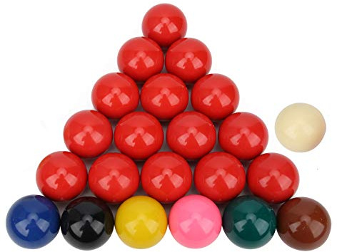 Smandy Palle da Biliardo 22 Pezzi, Set di Palle da Biliardo Dimensioni Regolamentari Peso per da Gioco Ufficiale in Resina Ad Alte Prestazioni Ad Alto Costo da 22 Pezzi, da Complete Snooker