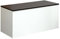 TEMAHOME Zapatero de Banco Contemporáneo Blanco/Negro, 89 x 39.2 x 43.2 cm, 4007A2176A00
