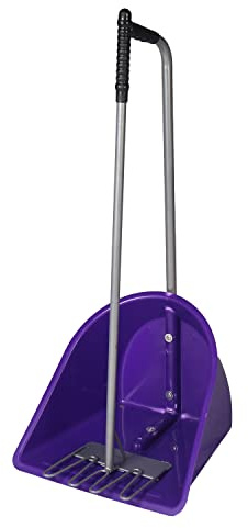 Horka Dung-Schaufel und Rechen im Set, stabil, leicht, violett, Einheitsgröße