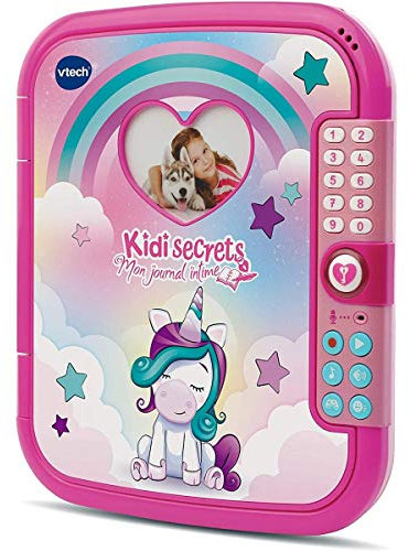 VTech 80-193005 Journal INTIME Magique KIDIDREAMS Elektronisches Lernspielzeug, Rosa