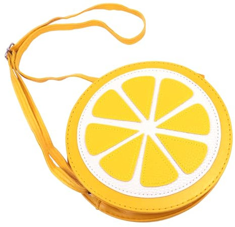 Framendino, Zitronengelb Umhängetasche mit Schultergurt für Damen und Mädchen