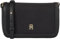 Tommy Hilfiger Damen Crossbody Bag Tasche Essential Flap Crossover Nachhaltig, Schwarz (Black), Onesize