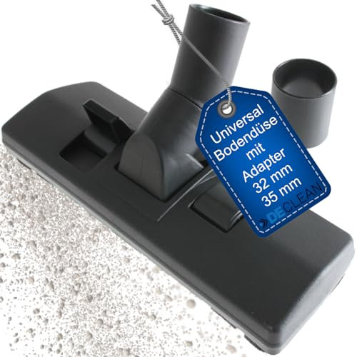 DeClean Staubsaugerdüse - Bodendüse, Staubsaugerzubehör, Kompatibel mit Dirt Devil, Universal Düse für 32mm und 35mm, Hochwertige Staubsaugerbürste
