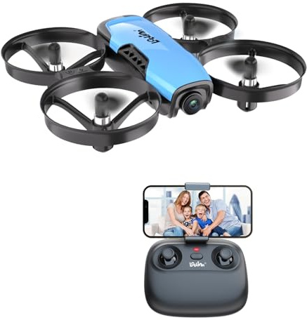 Loolinn | Drone avec Caméra pour Enfant Cadeau (8+) - Mini Drone Télécommandé, Vol Sécurisé, Facile à Piloter, Deux Batteries, Certification C0 Approuvée (Cadeau pour Garçons et Filles)