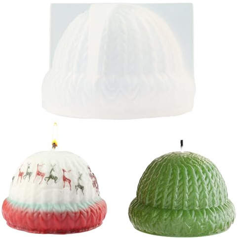 Christmas Hat Ornament Silicone Resin Mold Candle Molds
